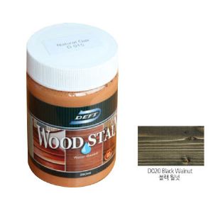 데프트 친환경 우드스테인 D020 Black Walnut 250ml