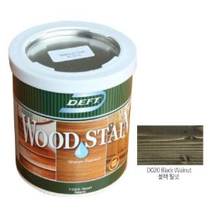데프트 친환경 우드스테인 D 020 블랙 월넛950ml