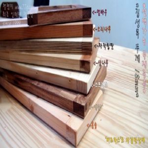 모자이크 원목 액자600X200 초보용세트(홍송)