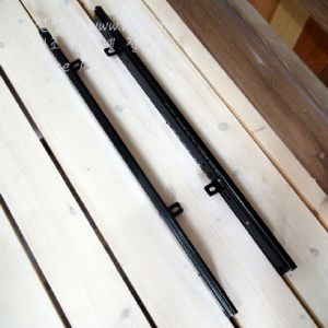 키보드 레일 36mm 450mm (블랙) 2개 1조