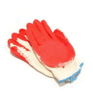 적색 반코팅(송학표)장갑 10개