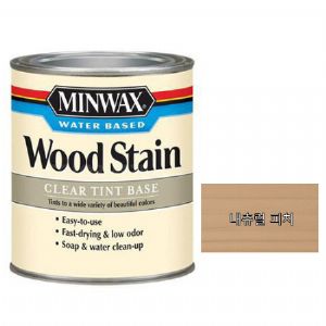 친환경 우드 스테인 냄새無(민왁스) 500ml 010 내츄럴 피치