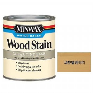 친환경 우드 스테인 냄새無(민왁스) 1QT 001 내츄럴 베이지