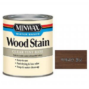 친환경 우드 스테인 냄새無(민왁스) 1QT 005 아메리칸 월넛