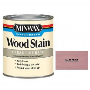 친환경 우드 스테인 냄새無(민왁스) 1QT 015 우드로즈