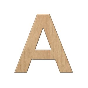 이니셜 쿠키체 두께 60x60x3mm A 오크 