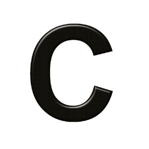 이니셜 쿠키체 두께 60x60x3mm C 월넛 