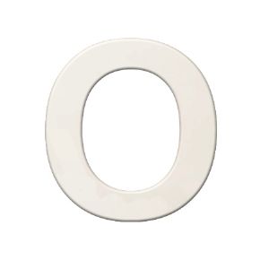 이니셜 쿠키체 두께 60x60x3mm O 화이트 