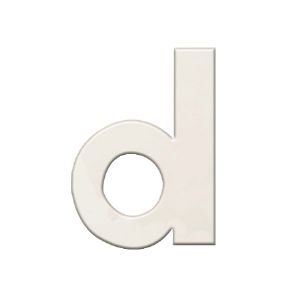 이니셜 쿠키체 두께 60x60x3mm d 화이트 