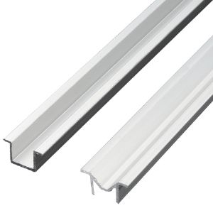 가구제작용 숨은호차 레일 1m (미닫이부속) 브라운