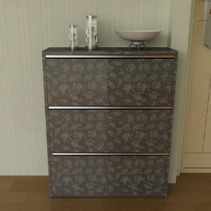 슬림 3단 신발장 깊이 230mm DIOS 블랙