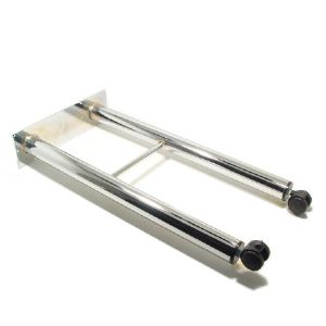 유광크롬 고급 식탁다리 H형 이동식