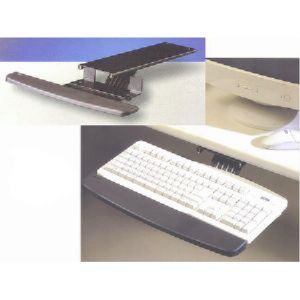 레일 달린 높이조절 키보드판 회전,철재흑색(ca0004)