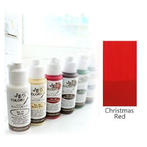 JESWOOD COLOR 다용도 물감 05.Christmas Red