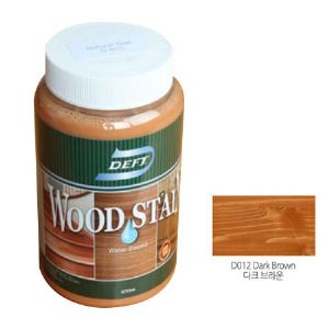 데프트 친환경 우드스테인 다크브라운 D 012 500ml