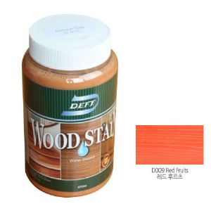 데프트 친환경 우드스테인 레드플르츄 D 009 500ml