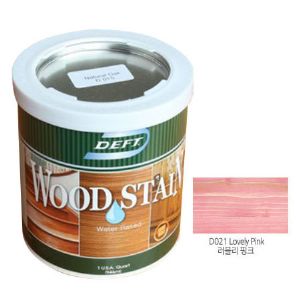 데프트 친환경 우드스테인 러블리핑크 D 021 1QT