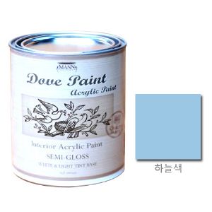 도브 페인트 무광 하늘색 945ml