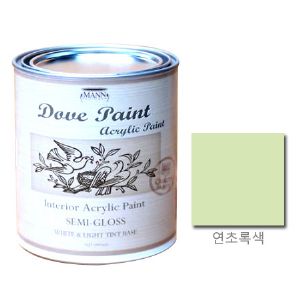 도브 페인트 무광 연초록색 945ml