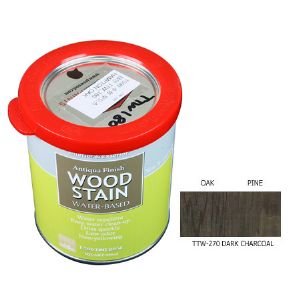 T590 수성 우드스테인 TTW_270 DARK CHARCOAL 1QT