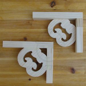 우드워커 원목까치발 2개 1조 포트 12x15cm(스프러스)