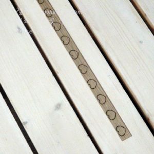 나무 몰딩 하트 미송합판 800x18x5mm