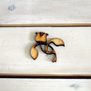 버닝아트 장식물 튤립 