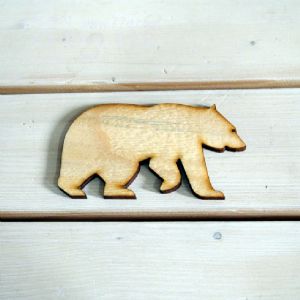 버닝아트 장식몰딩 곰 W 100mm X H 60mm