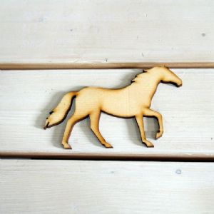 버닝아트 장식물 말 W 120mm X H 75mm