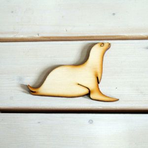 버닝아트 장식물 물개 W 95mm X H 65mm