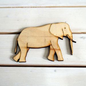 버닝아트 장식물 코끼리 W 140mm X H 98mm