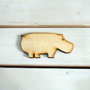 버닝아트 장식물 하마 W 100mm X H 50mm