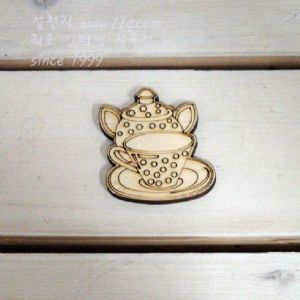 버닝아트 장식물 Tea 5 W48mmXH50mm