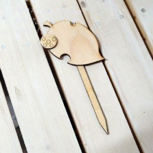 화분꽂이 네임픽 나뭇잎