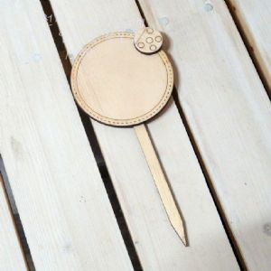 화분꽂이 네임픽 동그라미