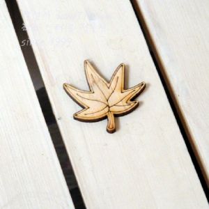 버닝아트 장식물 나뭇잎12 W55mmXH54mm