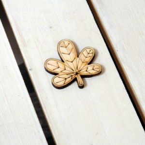 버닝아트 장식물 나뭇잎11 W48mmXH48mm