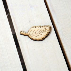 버닝아트 장식물 나뭇잎14 W62mmXH32mm