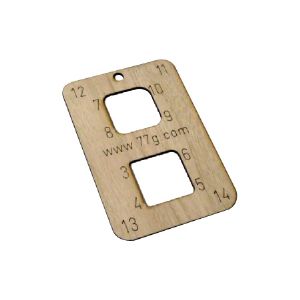 버닝아트 반지름자 3-14