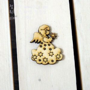 버닝아트 장식물 천사소녀1 W40XHmm52