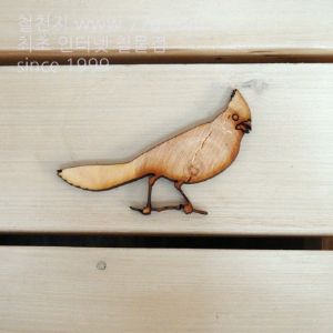 버닝아트 장식물 새7 W80XH65mm