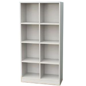 오픈 수납장 중간기둥 백색 (750*1800*320)