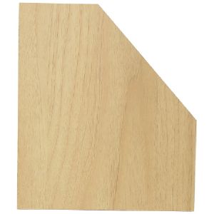 유광 아크릴코팅 오각형 절단 오크색 18mm(MDF재질)