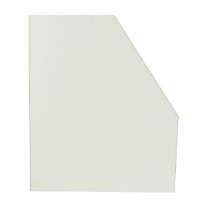 유광 아크릴코팅 오각형 절단 무광백색 18mm(MDF재질)