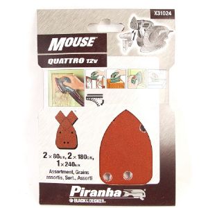 블랙엔데커 멀티팩용 교환 사포 80방2,180방2,80방