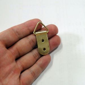 골드 라운드 액자고리 2구 15X42mm