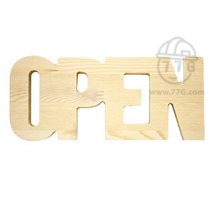 원목 포크아트 재료 OPEN