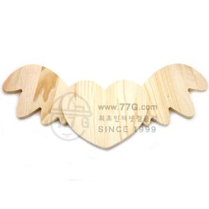 원목 포크아트 재료 천사 두께(15mm)