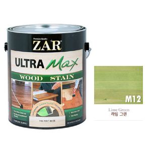 ZAR 울트라 맥스 친환경 우드스테인 250ml M12 라임 그린