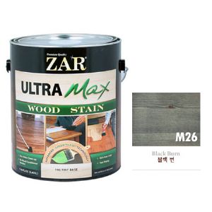 ZAR 울트라 맥스 친환경 우드스테인 500ml M26 블랙 번